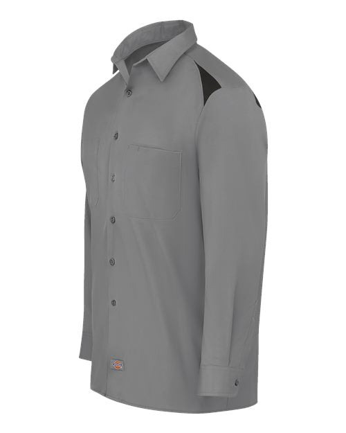 Dickies Men's Tall Long Sleeve Performance Team Shirt 6605T