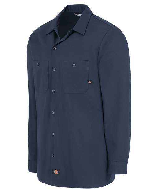 Dickies Men's Industrial Cotton Long Sleeve Work Shirt L307