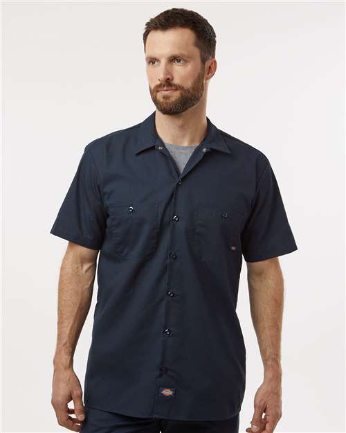 Dickies Men's Tall Industrial Short Sleeve Work Shirt S535T