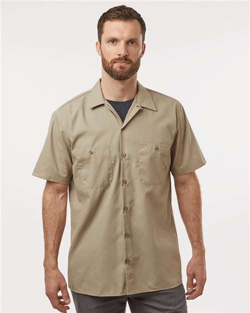 Dickies Men's Tall Industrial Short Sleeve Work Shirt S535T