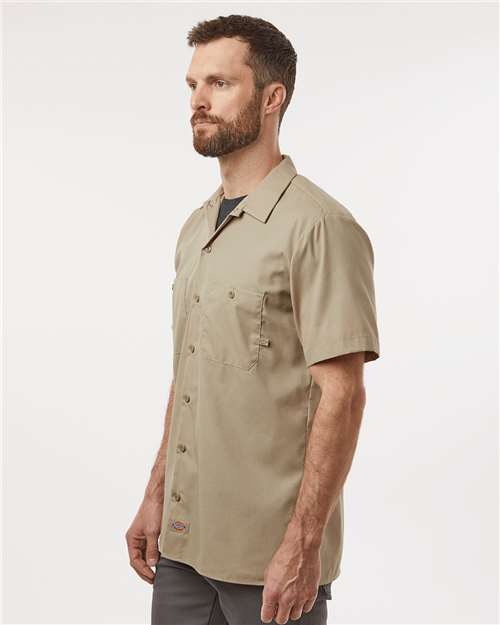 Dickies Men's Tall Industrial Short Sleeve Work Shirt S535T
