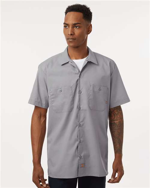 Dickies Men's Tall Industrial Short Sleeve Work Shirt S535T
