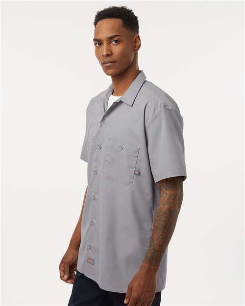 Dickies Men's Tall Industrial Short Sleeve Work Shirt S535T