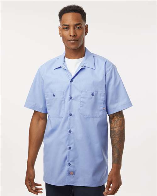 Dickies Men's Tall Industrial Short Sleeve Work Shirt S535T