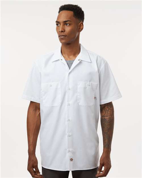 Dickies Men's Tall Industrial Short Sleeve Work Shirt S535T