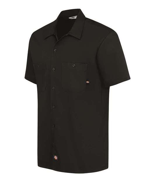 Dickies Men's Industrial Short Sleeve Cotton Work Shirt S307