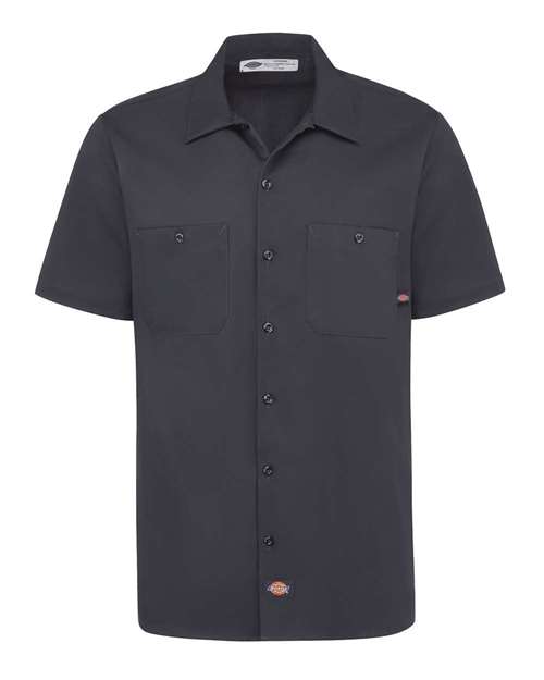 Dickies Men's Industrial Short Sleeve Cotton Work Shirt S307