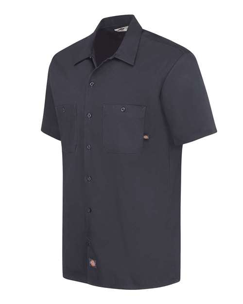 Dickies Men's Industrial Short Sleeve Cotton Work Shirt S307