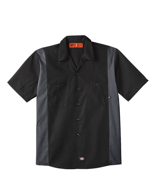 Dickies Men's Tall Industrial Colorblocked Short Sleeve Shirt LS524T