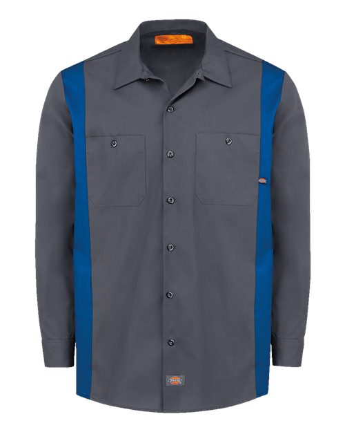 Dickies Men's Industrial Colorblocked Long Sleeve Shirt 5524