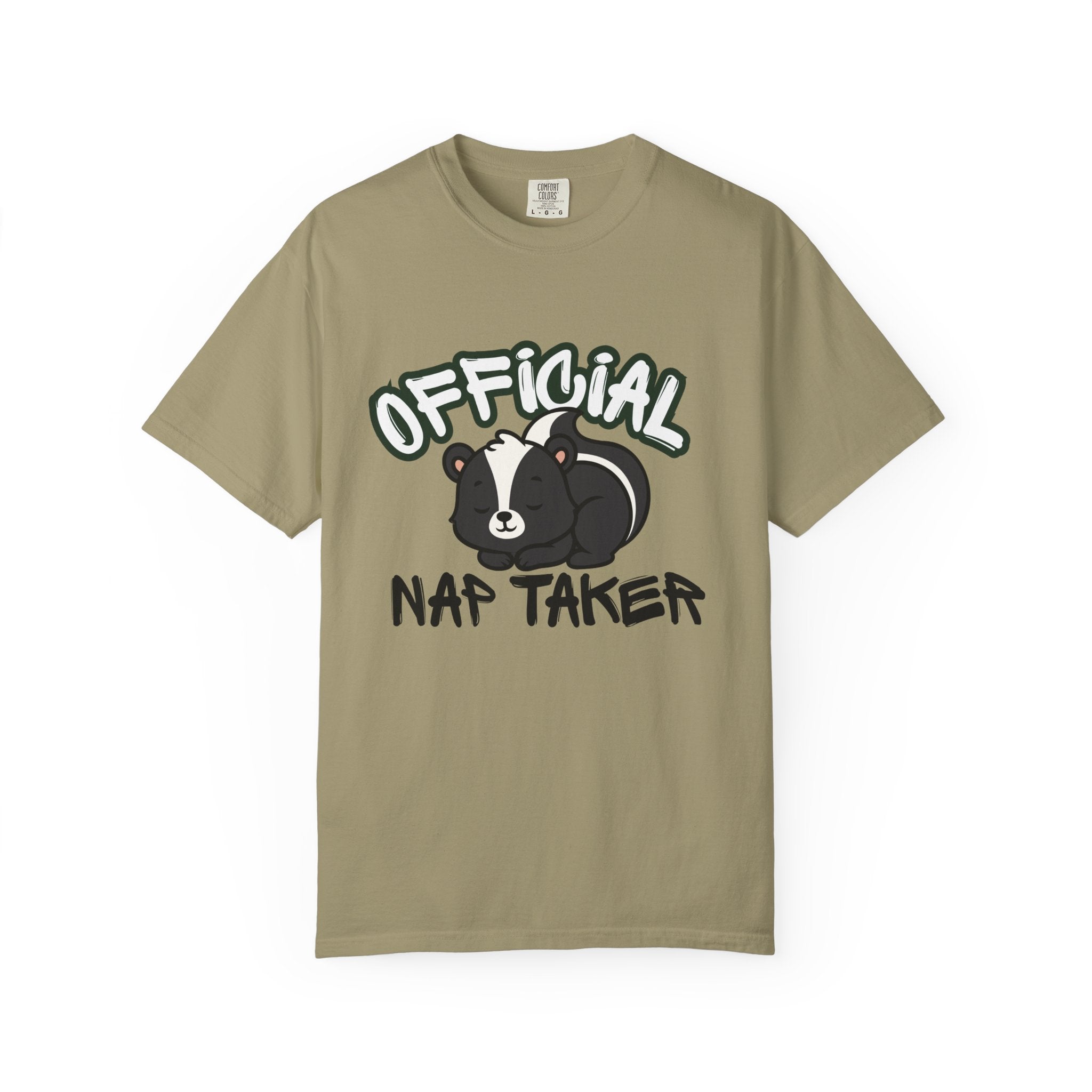 Official Nap Taker T-Shirt | Cute Sleeping Skunk Shirt | Funny Nap Lover Gift