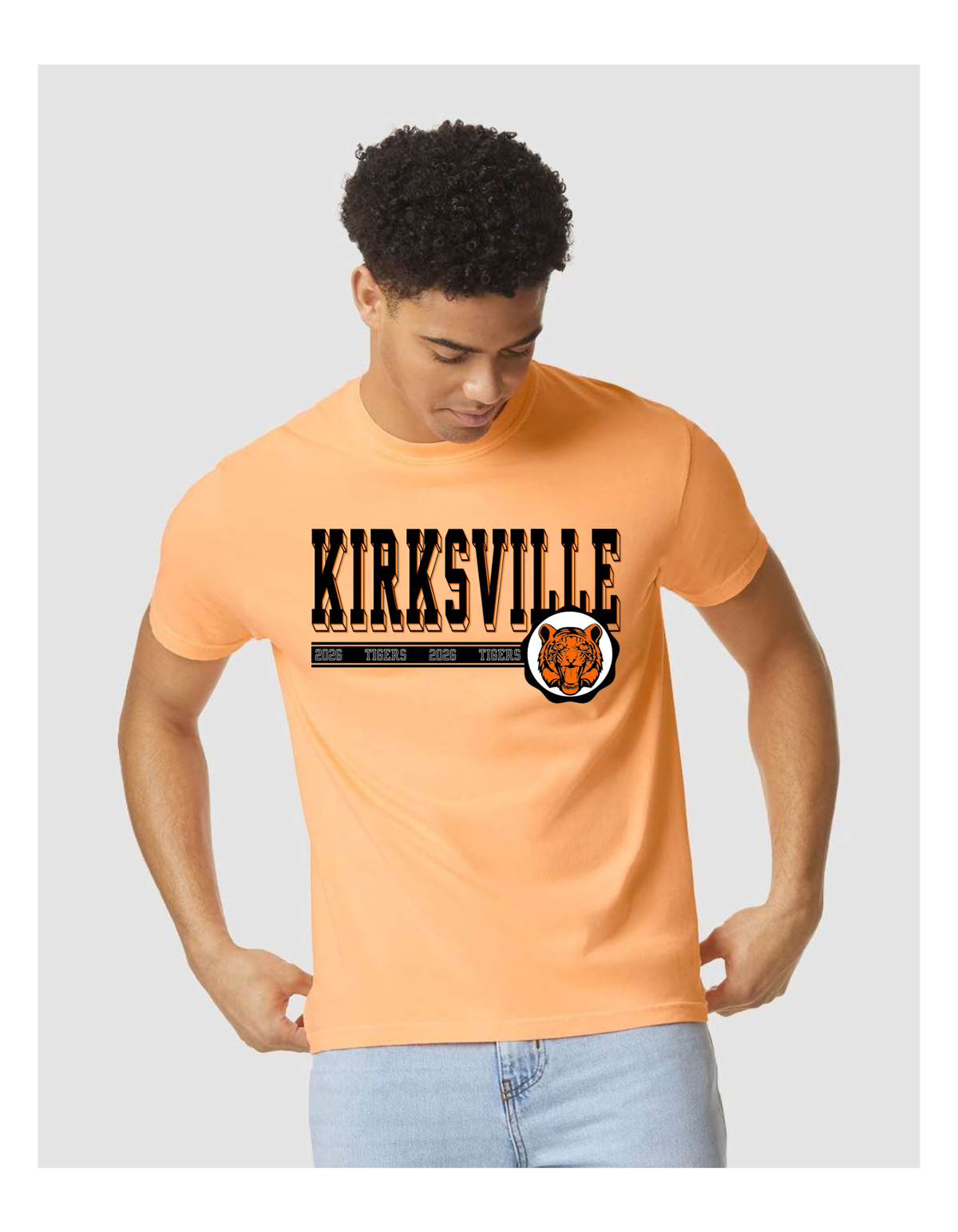 Kirksville Tigers Circle Badge Shirt