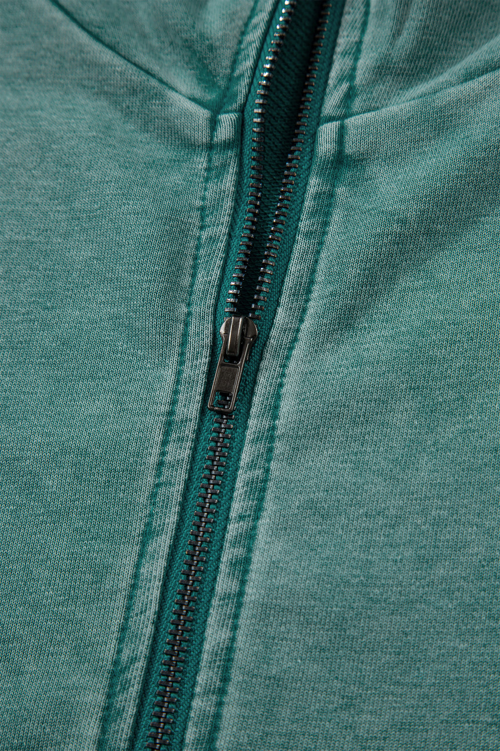 Ashleigh Blue Half Zip Kangaroo Pocket Mineral Wash Baggy Hoodie