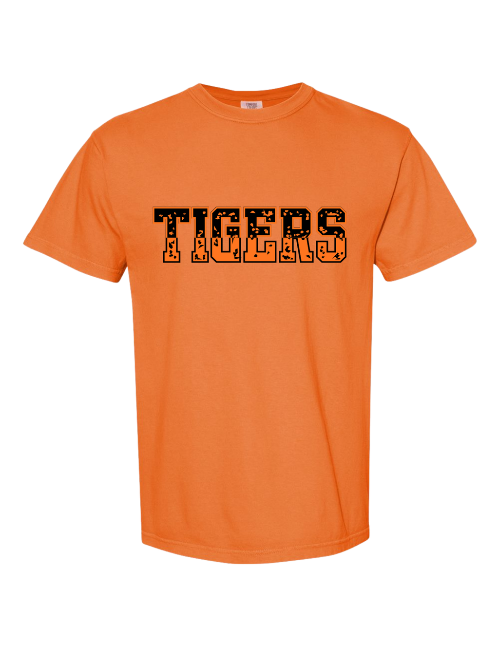 Distressed Tigers Game Day Shirt — Cheetah Print Tee