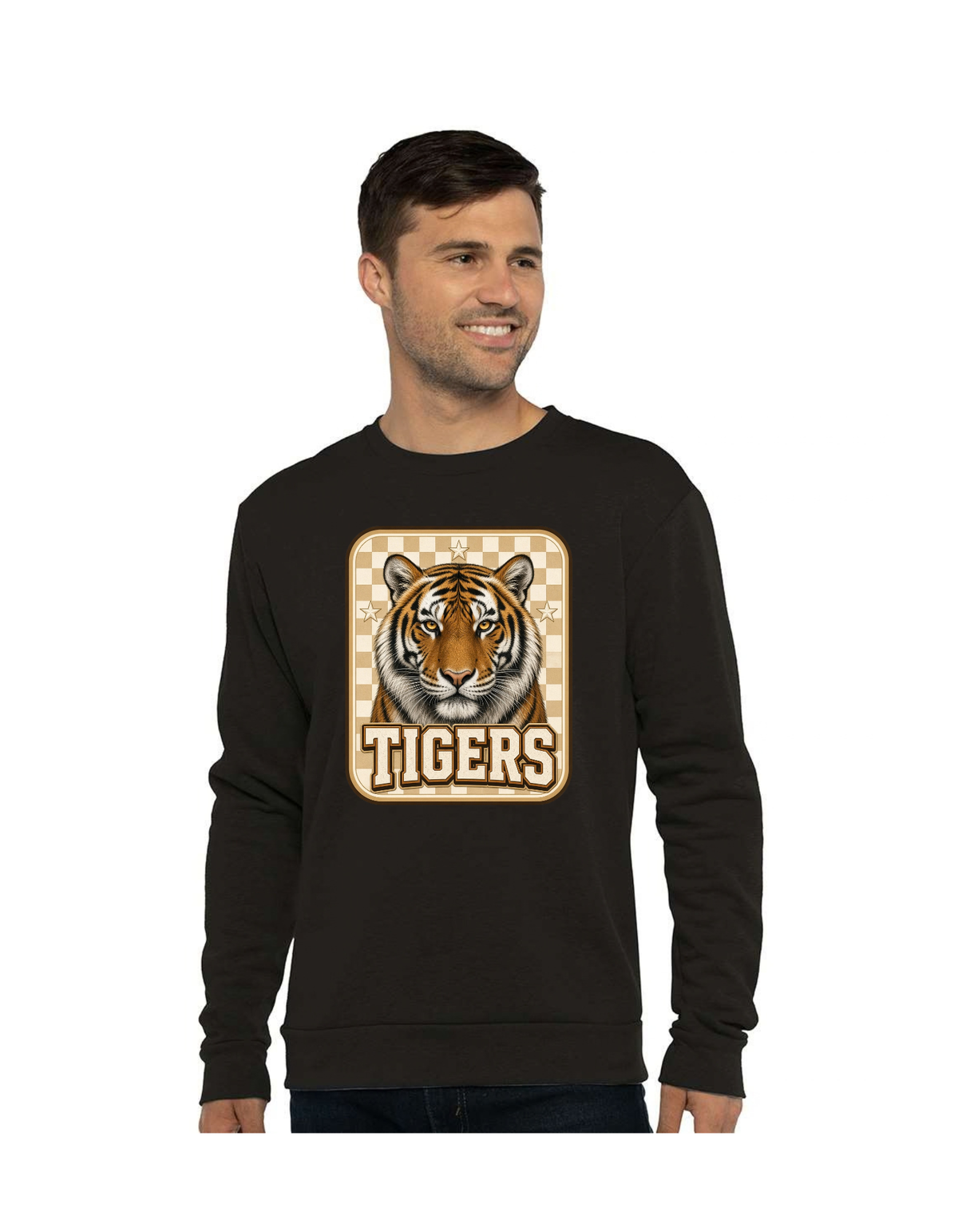 Kirksville Tigers Checkered Portrait Shirt