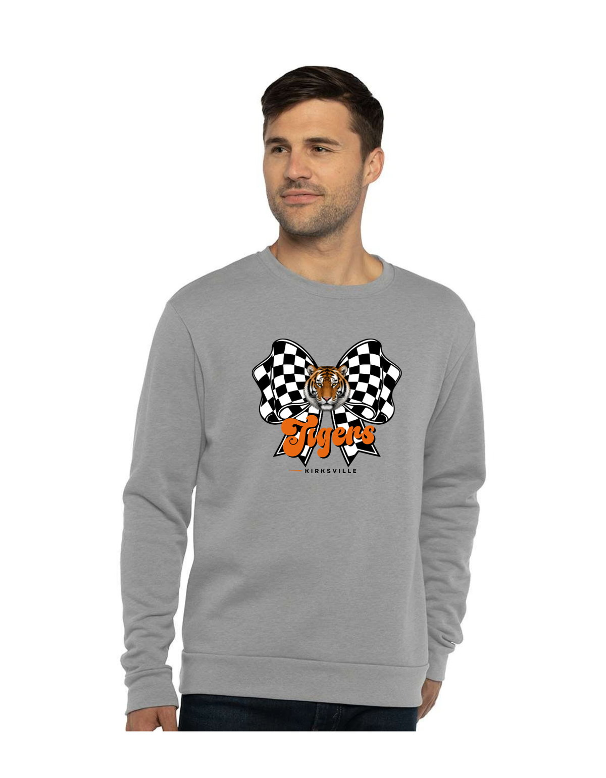 Kirksville Tigers Checkered Bow Spirit Shirt