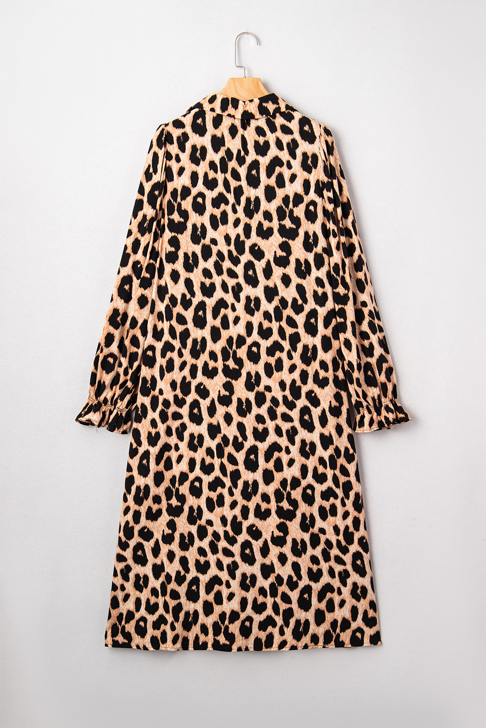 cheetah print dress flowy Verdusa Women's Y2k Cheetah Print Mesh Sheer Maxi Dress Leopard Long Sleeve Elegant Formal Wedding Guest Dress Cocktail Brown Medium at Amazon Women's Clothing store