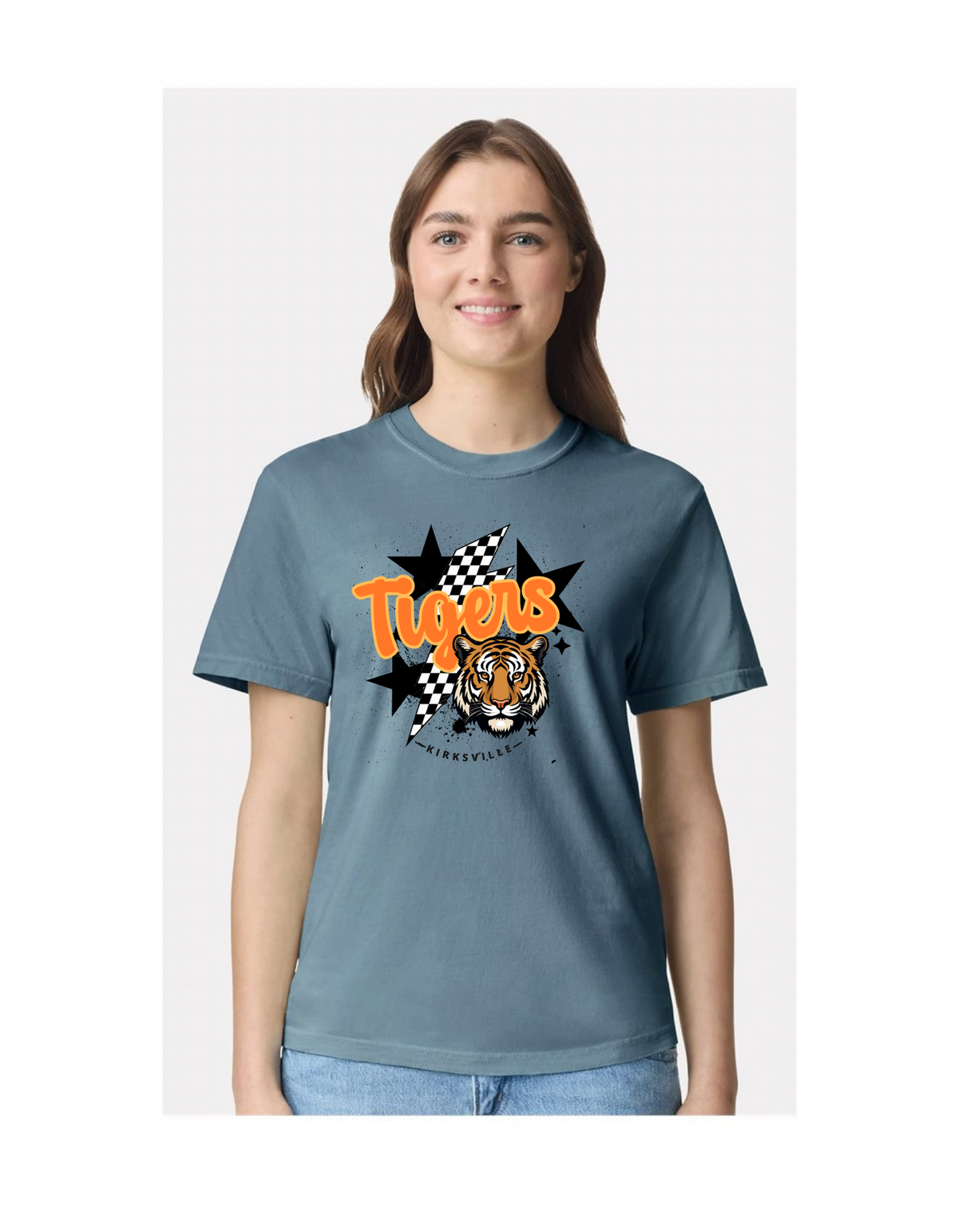 Kirksville Tigers Lightning Bolt Game Day Shirt