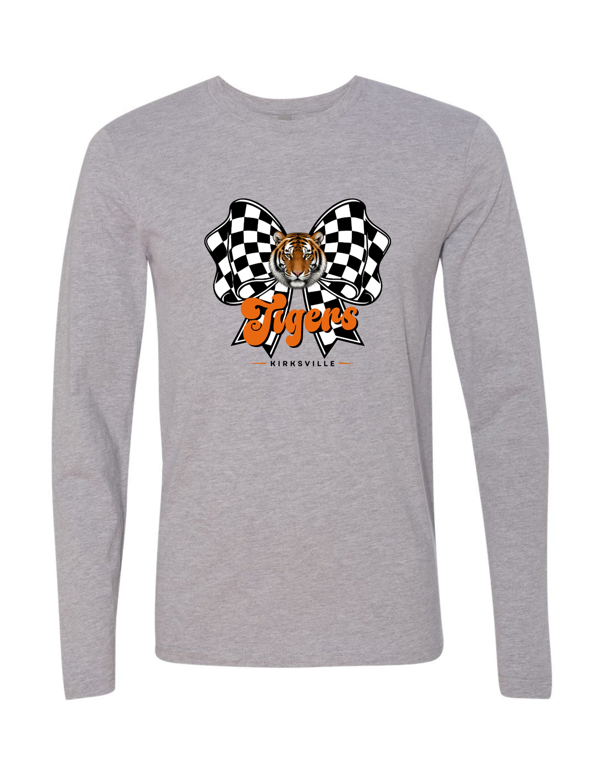 Kirksville Tigers Checkered Bow Spirit Shirt