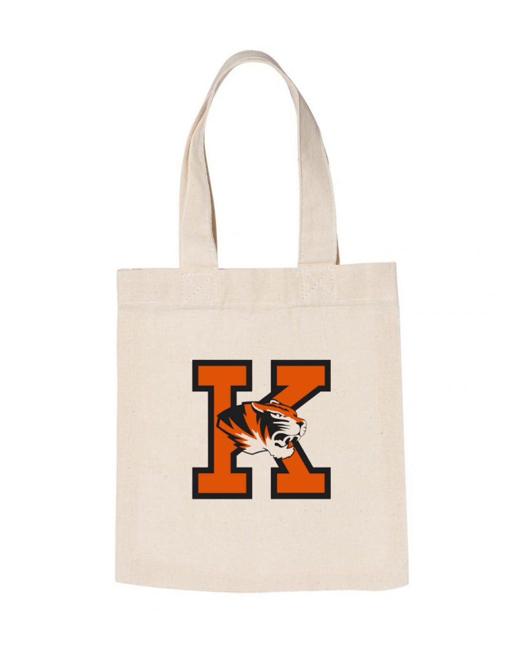 Kirksville Tigers Natural Canvas Tote