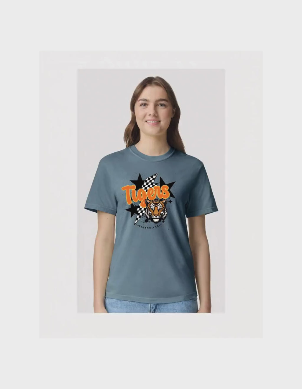 Kirksville Tigers Lightning Bolt Game Day Shirt