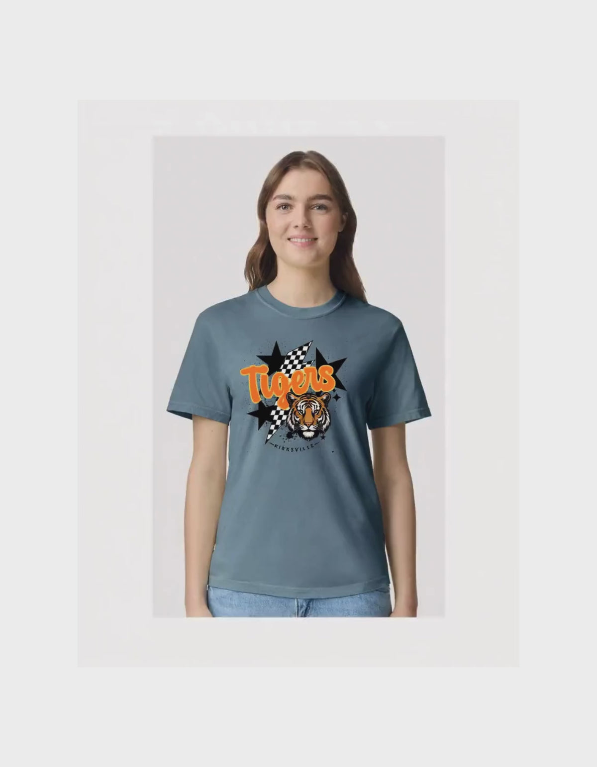 Kirksville Tigers Lightning Bolt Game Day Shirt