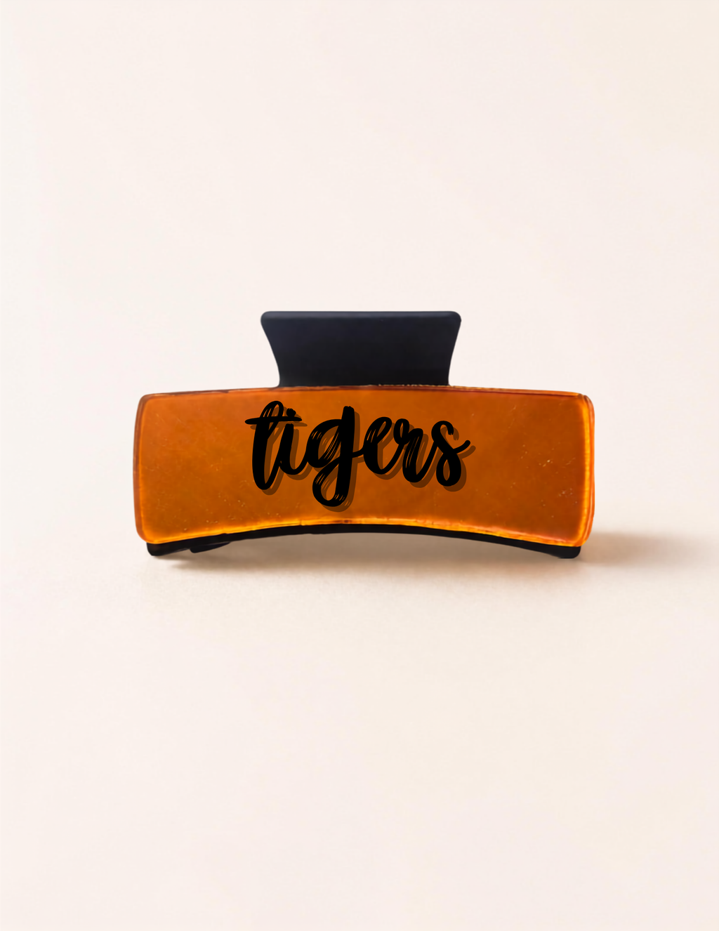 Tigers Claw Clip — Game Day Hair Clip