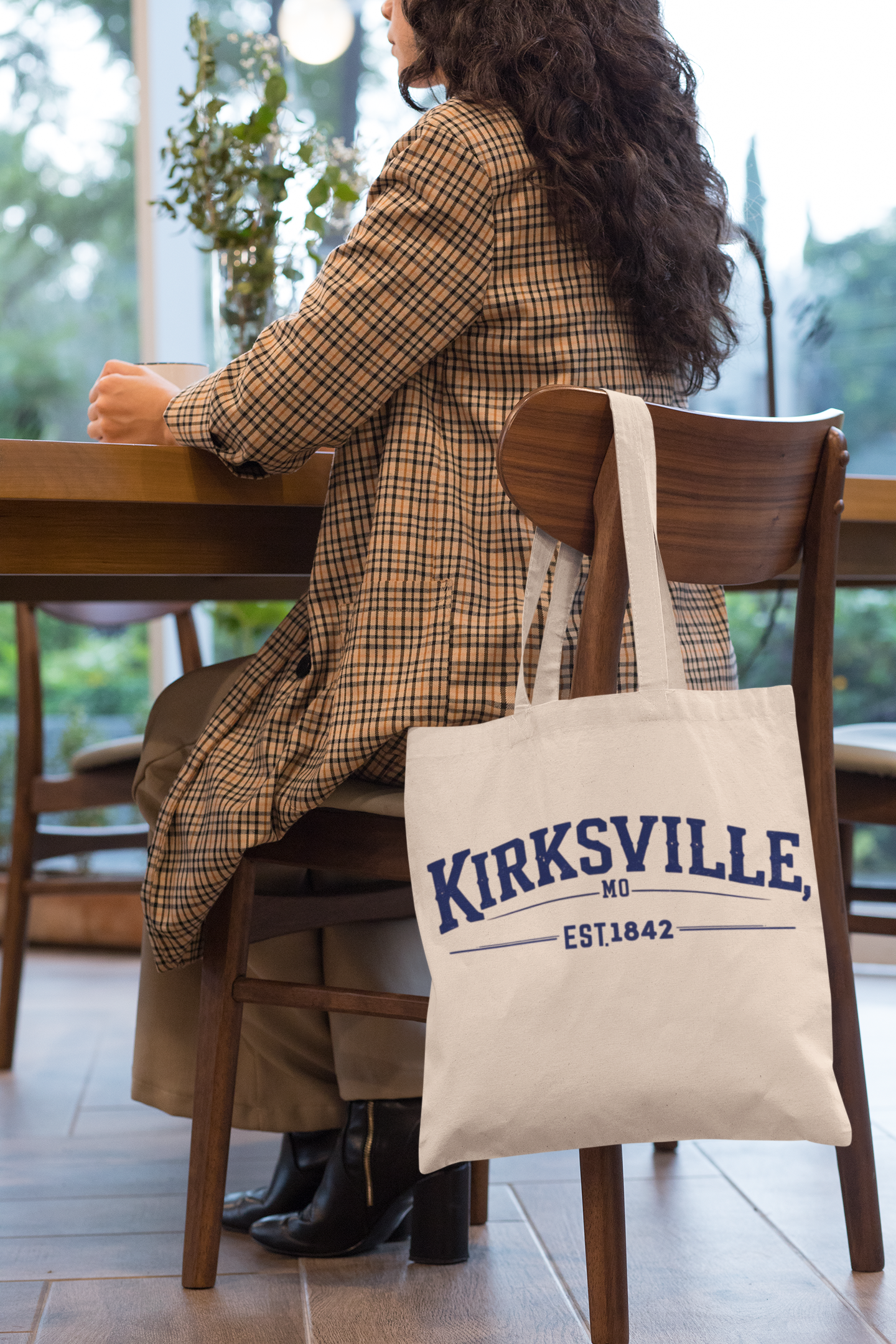 Kirksville, MO Canvas Tote Bag – Reusable Eco Shopping Bag | Local Gift by Vivid Expressions, LLC